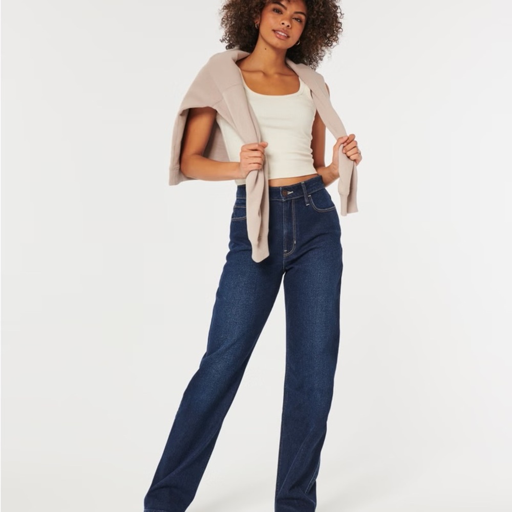 Hollister Ultra High-Rise Dad Jean